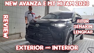 Fitur Makin Lengkap Pada Avanza E Review New Avanza 1 3 E MT Hitam 2023 Toyota Medan 085362072000 [upl. by Trometer]