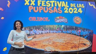 elsalvador díanacional de la pupusa Preparativos para romper recordguiness CIENARTES en vivo [upl. by Aruol]