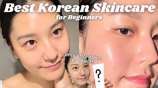 Korean skincare products  simple routine for beginners each skin type [upl. by Macmillan]