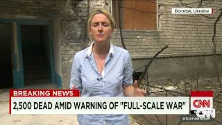 Donetsk residents weary of shelling CNN Finally telling the truth [upl. by Ayiotal]