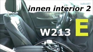 Mercedes Erlkönig EKlasse 2016 Innenraum Teil 2  Interior Part 2 Prototype W213 EClass 2017 [upl. by Vernita]