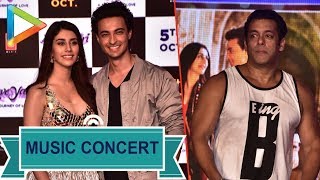 Loveyatri music concert with Salman Khan Aayush Sharma Warina Husain [upl. by Akcirret482]