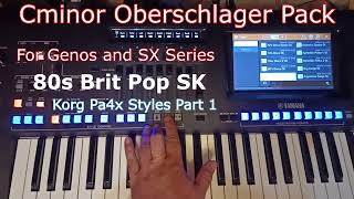 Cminor Oberschlager Pack  Korg PA4x Styles Part 01 [upl. by Julia]