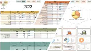 Cómo llevar la CONTABILIDAD de CASAControl INGRESOSGASTOS y AHORROSPlantilla Excel y Dashboard 1 [upl. by Havot]