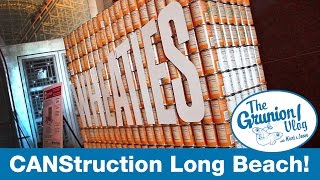 CANstruction Long Beach  Its the Grunion Vlog [upl. by Kerred928]