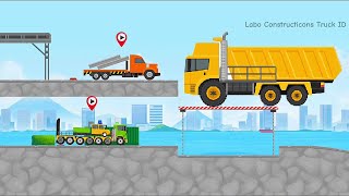 Labo Construction Truck  Heavy Duty Tow Truck [upl. by Beutler687]