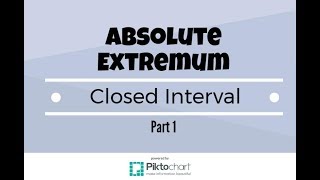 Locate the absolute Extremum of the function on the closed interval Part 1 [upl. by Nos]