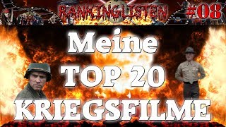 Meine TOP 20  Kriegsfilme [upl. by Laks]