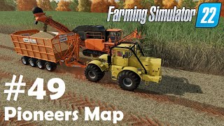 LS22 Pioneers Map 49 Zuckerrohr ernten neues Land amp alte Zuckerfabrik bauen  Farming Simulator 22 [upl. by Aicemed]