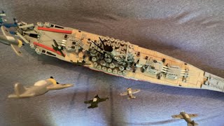 Sinking of the Yamato Part II  Stop Motion [upl. by Roberts]