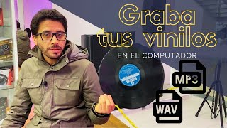 CONVIERTE DISCOS DE VINILO ACETATOS EN ARCHIVOS DE MP3  WAV  DIGITALIZA TUS LP´S MAS PRECIADOS [upl. by Hunsinger418]