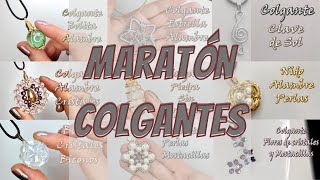 🤩COLGANTES BISUTERÍA🙋‍♀️ Maratón de videos antiguos del canal Curso de bisutería [upl. by Darraj909]