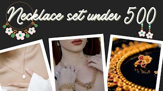 Necklace set under 500 [upl. by Enair]