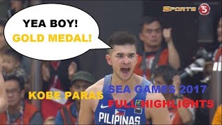 KOBE PARAS SEA GAMES 2017 FULL HIGHLIGHTS  GOLD MEDALIST  All About Basketball [upl. by Edlyn]