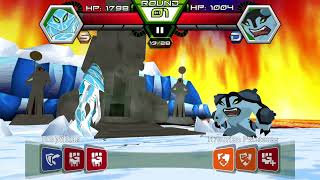 Ben 10 Xenodrome  Part 42  The Amphibian Vs Ultimate Vaxasaurian amp Amperi Wholl win this fight [upl. by Zzabahs]