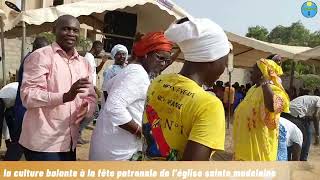 culture balante démonstration des balantes à la fête patronale de sainte madeleine de mbao [upl. by Beeck]