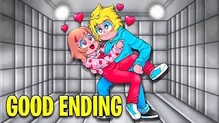 Roblox  Stuck With My Crush In A Panic Room For 24 Hours  Good Ending [upl. by Kilan]