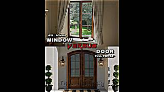 Window Vs Door [upl. by Leandre]