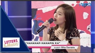 RITA DANIELA  HAHANAPHANAPIN KA NET25 LETTERS AND MUSIC [upl. by Idihsar]