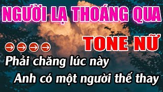 Người Lạ Thoáng Qua Karaoke Tone Nữ  Abm  Karaoke Lâm Beat  Beat Mới [upl. by Claman426]