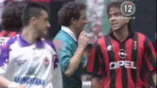 Milan 31 Fiorentina  Campionato 199596 [upl. by Aenitsirhc]