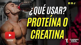 💥 ¿Creatina o Proteína ¡Descubre cuál te dará los mejores resultados 💪🤯 [upl. by Hasen799]