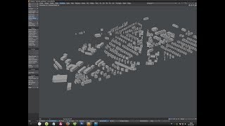 LightWave Model  PhotoShop City to Modeler [upl. by Ahsenet757]