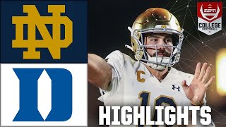 Notre Dame Fighting Irish vs Duke Blue Devils  Full Game Highlights [upl. by Virge]