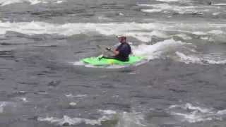 Surfing the Lambertville Wing Dam [upl. by Siulegroj]