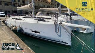 Sali a bordo del Dufour 390 Grand Large 3 cabine 3 bagni  Race Nautica Marine [upl. by Robbert]