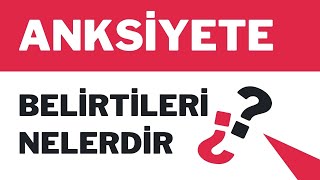 ANKSİYETE BELİRTİLERİ NELERDİR   PANİK ATAK BELİRTİLERİ VE TEDAVİSİ NASIL OLUR [upl. by Boykins985]