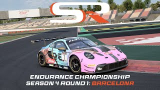 SSRI  Endurance  S04R01  8h Barcelona  ACC  Simsport Racing International [upl. by Walcott]