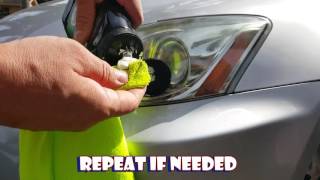 How to clean the Headlights on a Lexus IS250 [upl. by Onitnevuj298]