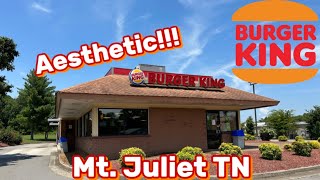 Brown roof Burger King with AWESOME aesthetics ￼ Mount Juliet TN ￼ [upl. by Nnylekoorb850]