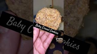 Baby Cereal Cookies 🍪 baby cookingvideo explore foodrecipe [upl. by Durgy607]