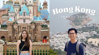 hong kong travel vlog amp our itinerary disneyland lantau island victoria harbour shek o k11 [upl. by Eerihs]