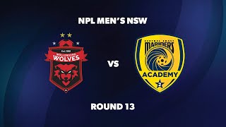 NPL Men’s NSW Round 13 Wollongong Wolves FC v Central Coast Mariners FC [upl. by Llenrup]