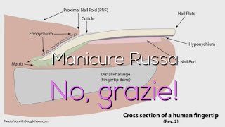 ⛔MANICURE RUSSA NO GRAZIE ⛔dal Video Corso 💅MICROMOTORE UNGHIE💅 Ep2 [upl. by Aiuqram]