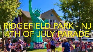 4th of July Parade in Ridgefield Park New Jersey  America Independence Day  Oldest USA Parade2022 [upl. by Nesyla]