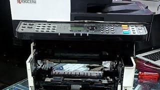 Kyocera Ecosys M2040 Fujar Red lights Error Code C6600 C6010 C5120 toner Error MK replace [upl. by Lebna]