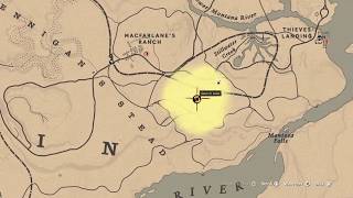 Hennigan’s Stead Central Location 2 Ubicación 2  Red Dead Online  Treasure Map [upl. by Muhan]