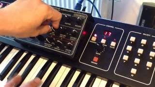 Sequential Circuits Sixtrak OS V14  Unison Detune [upl. by Yeleen]