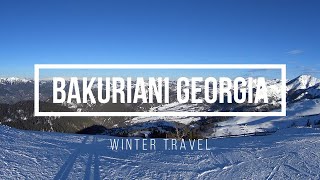 Bakuriani Georgia winter travel [upl. by Austine]