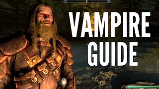 SKYRIM Remastered  THE FULL VAMPIRE GUIDE UPDATED [upl. by Yerffeg]