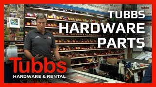 Tubbs Hardware Parts Department [upl. by Ahsinet]