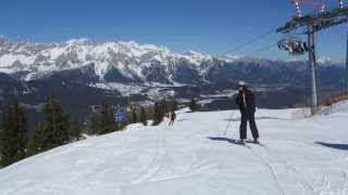 Reiteralm Piste 1 Gasselhöhe Weltcupstrecke bis Talstation Gasselhöhebahn II [upl. by Verneuil496]