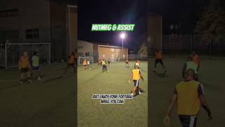 Nutmeg amp Assist football soccerlifestyle footballskills soccer soccerplayer oldplayers [upl. by Noivaz542]