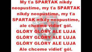 Spartakovská hymna text [upl. by Hnacogn]