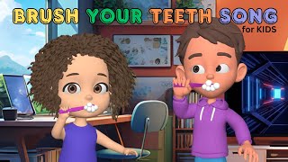 BRUSHING TEETH SONG FOR KIDS NurseryRhyme Collection  Children Song  Kids Song  Toddler Song [upl. by Stubbs364]