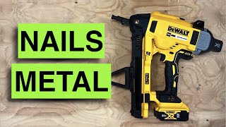 Dewalt Cordless Concrete amp Metal Nailer Max XR DCN890P220V [upl. by Schechter]